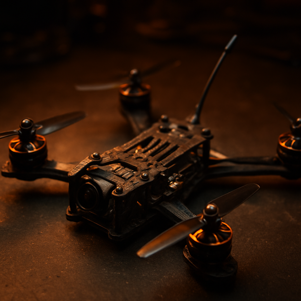 FPV drone carbon build từ con số 0